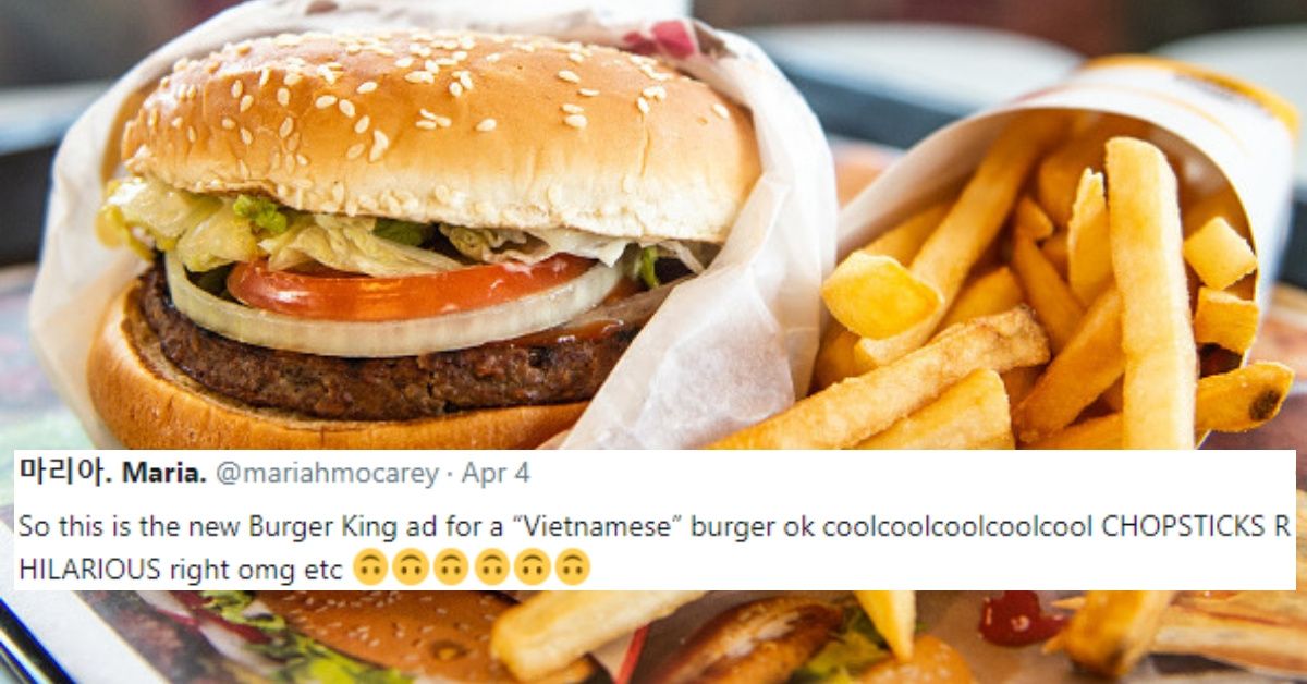 Burger King Pulls 'Culturally Insensitive' Ad Showing People Trying To Eat A Burger With Oversized Chopsticks