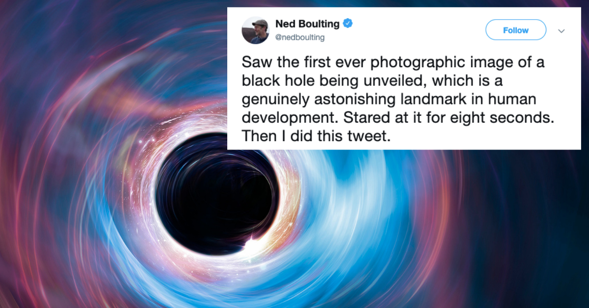 Scientists Just Released The First Ever Photograph Of A Black Hole