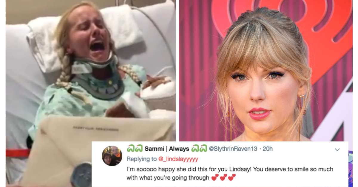 Taylor Swift Fan Involved In Car Crash Is Brought To Tears After Receiving A Get Well Soon Card From The Pop Superstar
