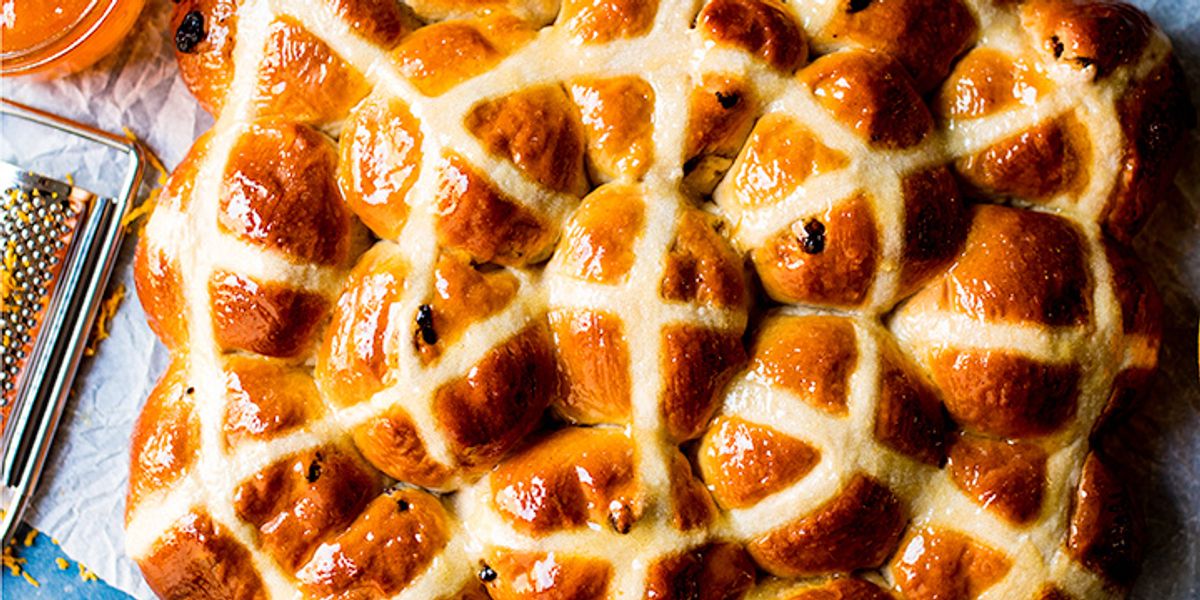 Hot Cross Buns with Marmalade Glaze My Recipe Magic