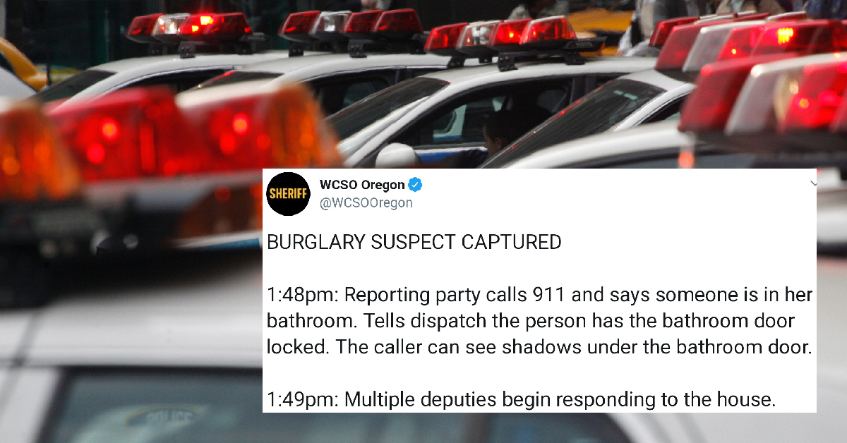 Police Respond To 911 Burglary Call Only To Find The Most Hilariously Unusual Culprit