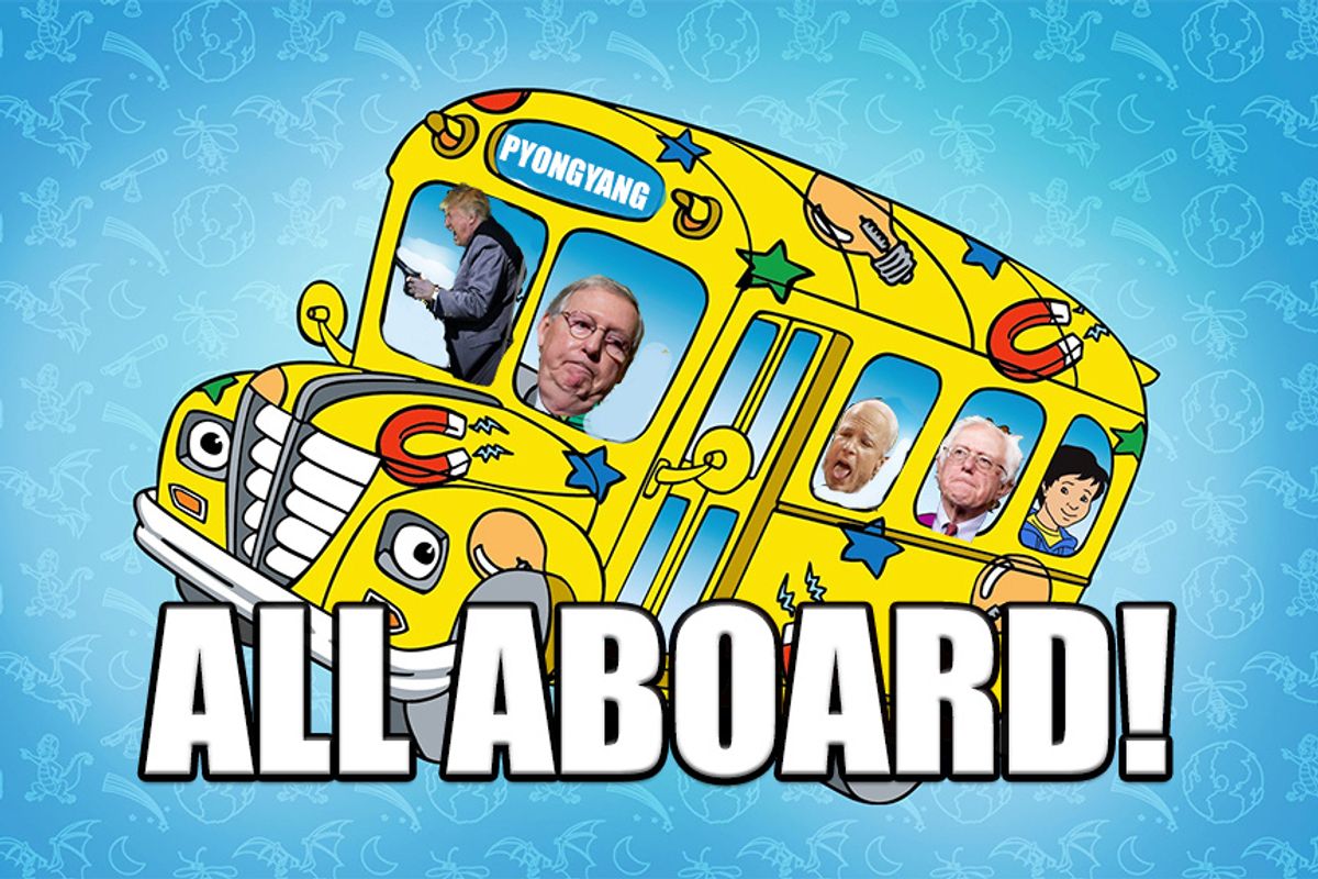 Wheels On The Bus Go Over The Bodies. Wonkagenda For Thurs., April 11, 2019