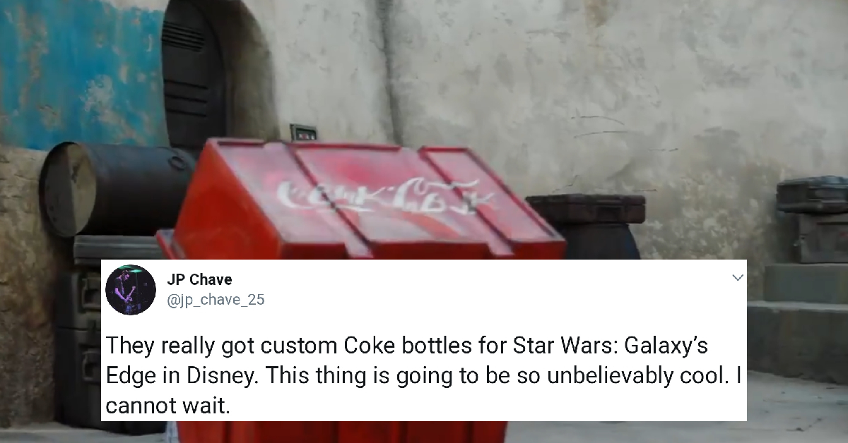 Disney's Immersive 'Star Wars' Experience Will Have Its Own Unique Coke Products—And Fan Reaction Is Mixed