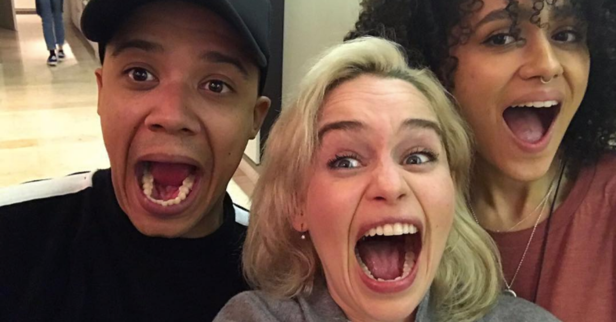 The Cast Of 'Game Of Thrones' Celebrated The Season 8 Premiere With Some Awesome Behind-The-Scenes Glimpses