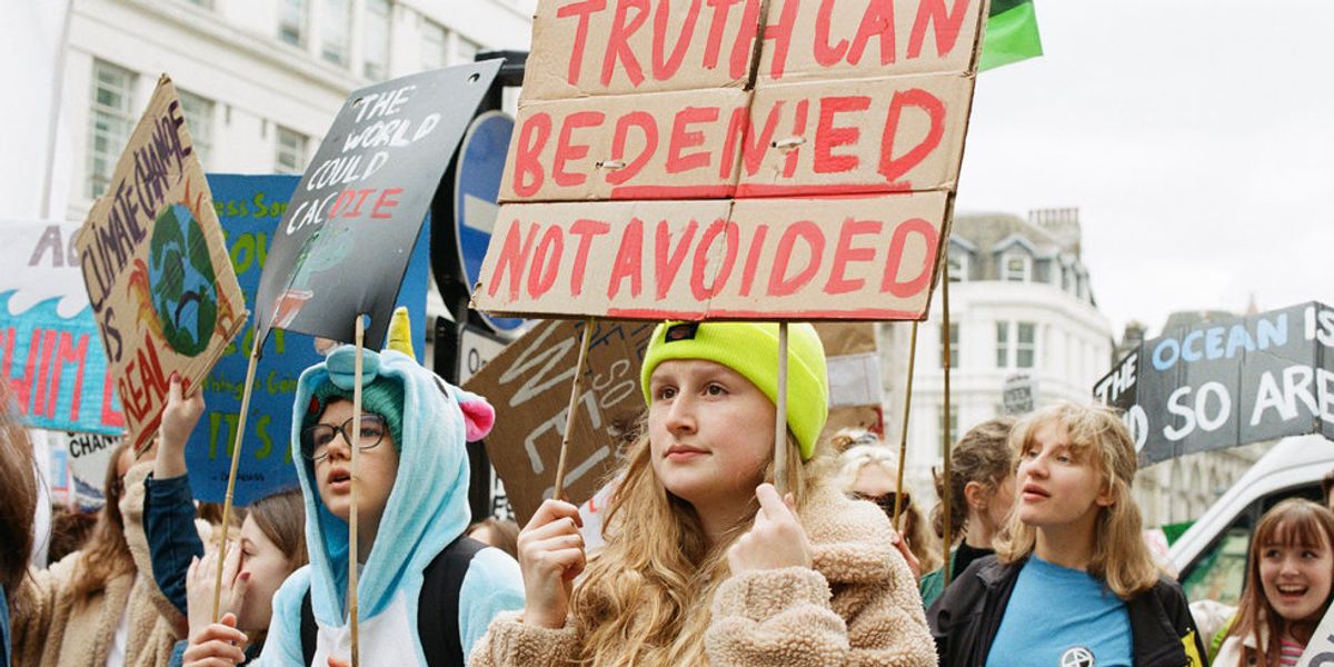 Scenes From the Youth March Against Climate Change