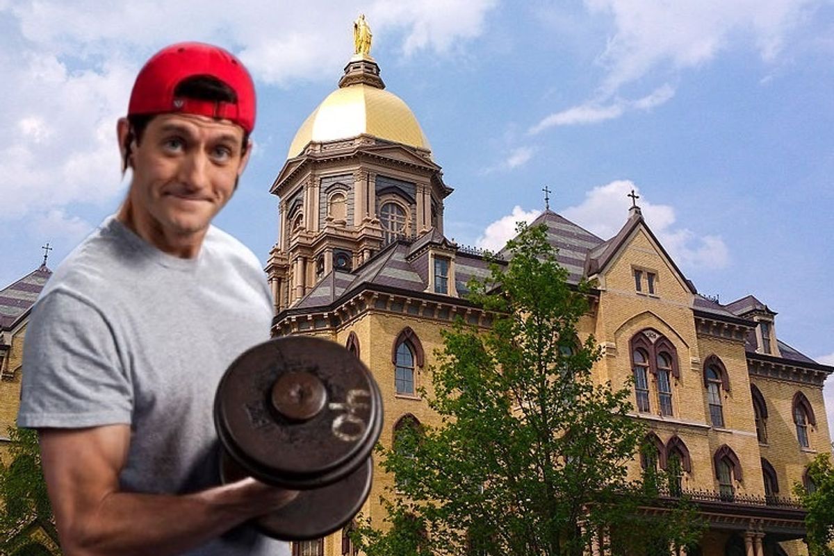 Paul Ryan To Burn Down Notre Dame (University)