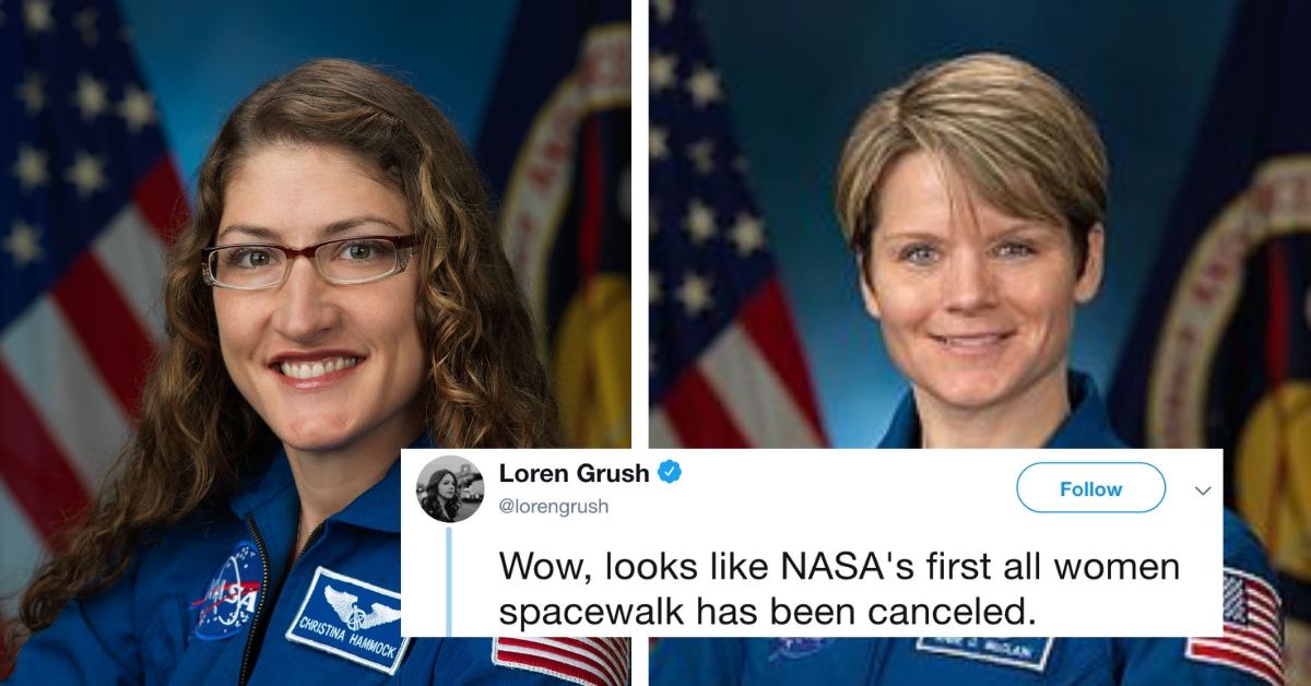 NASA's First All-Female Spacewalk Will No Longer Be Just Women—And People Are Totally Bummed Out