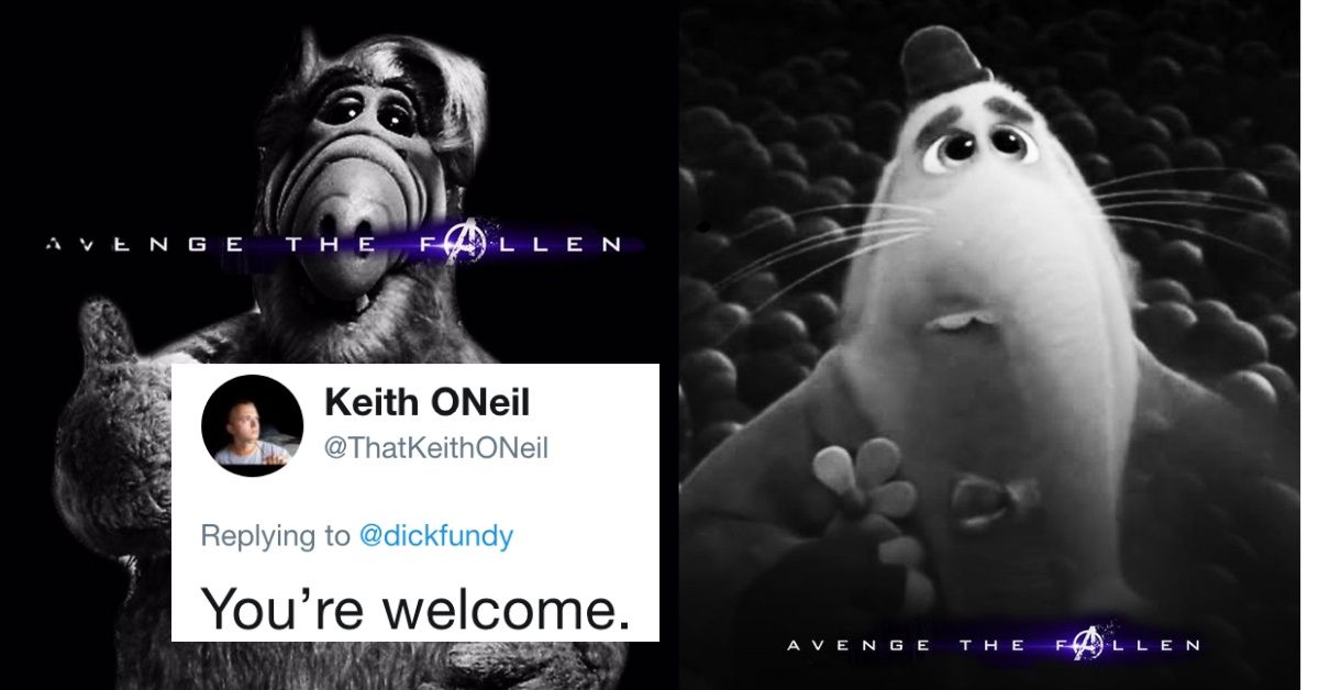 Those 'Avengers: Endgame' Posters Have Inspired People To Photoshop Tributes To Their Own 'Fallen' Heroes