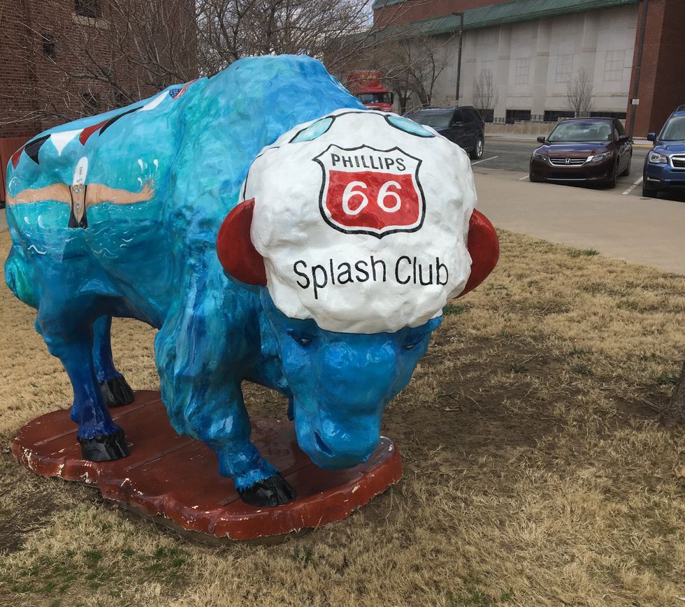 Beautiful Bartlesville Buffalo Statues