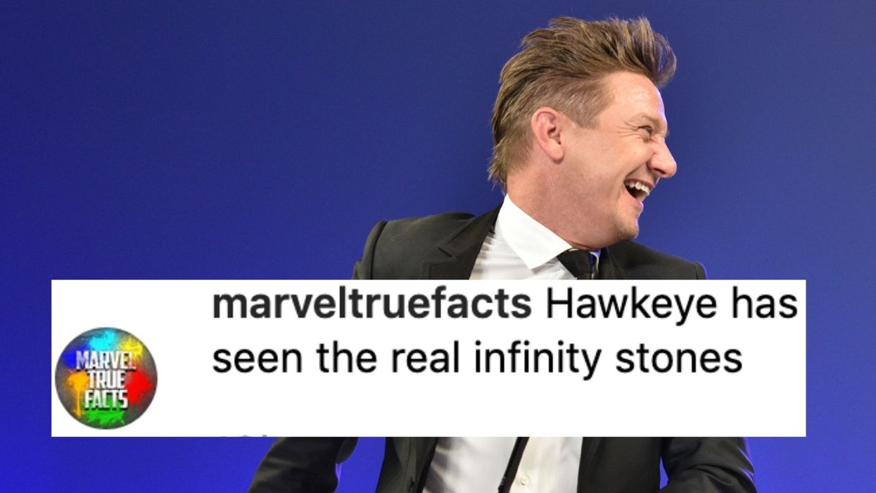 Jeremy Renner Just Found An 'Avengers: Endgame' Ad In The Most Hilariously Awkward Place