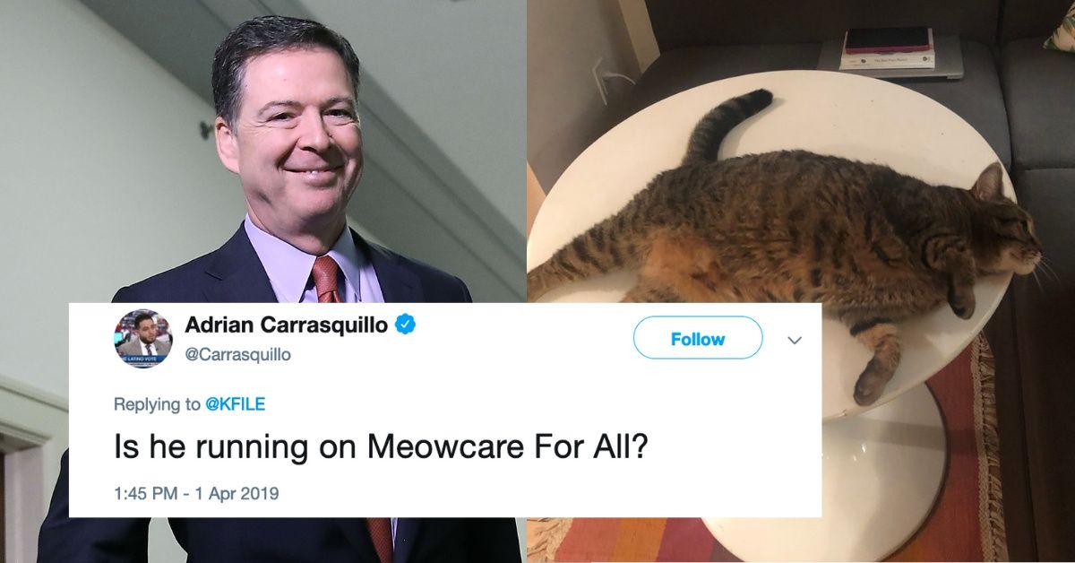 James Comey's Fake Presidential Run Announcement On April Fools' Day Turned Out To Be A Great Meme