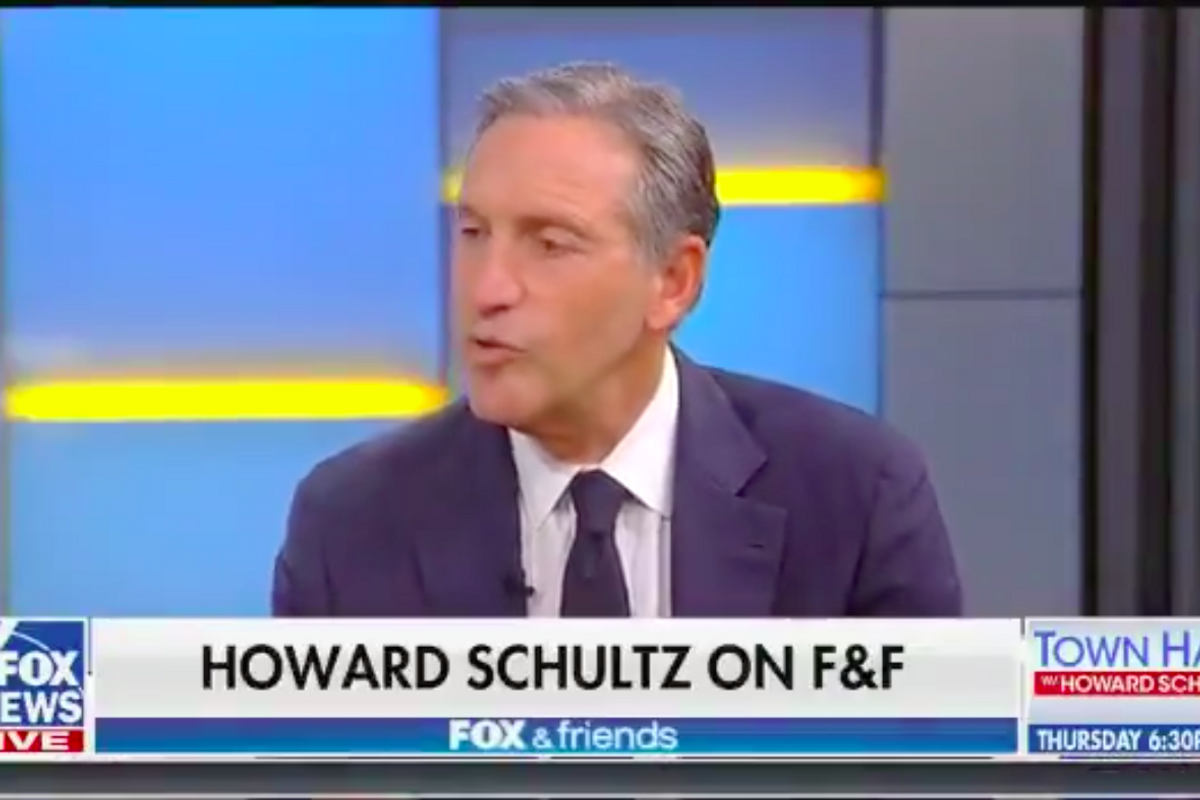 Howard Schultz Knows Who To Blame For Trump Closing Mexican Border
