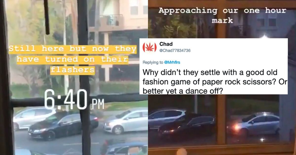 Two Drivers Got Into The Most Epic Stand-Off Over A Parking Spot—And The Whole Thing Was Live-Tweeted For Our Entertainment