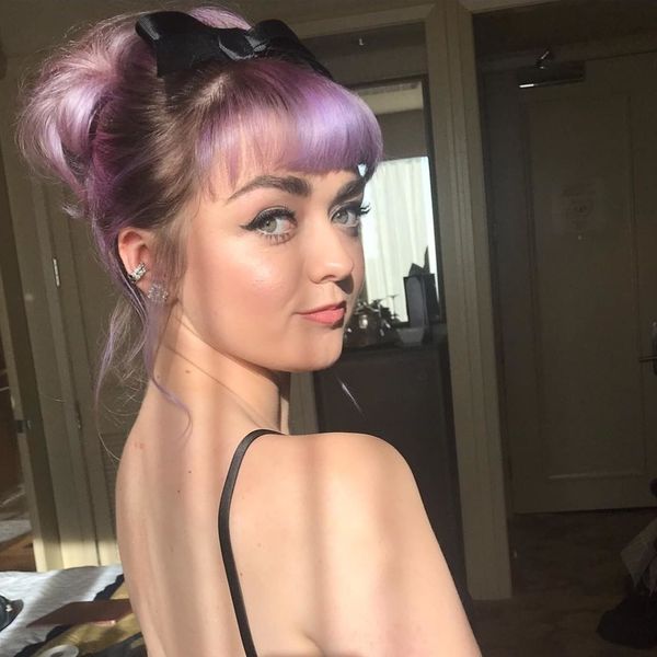 Maisie Williams Wore 'Game of Thrones' Makeup to the Premiere