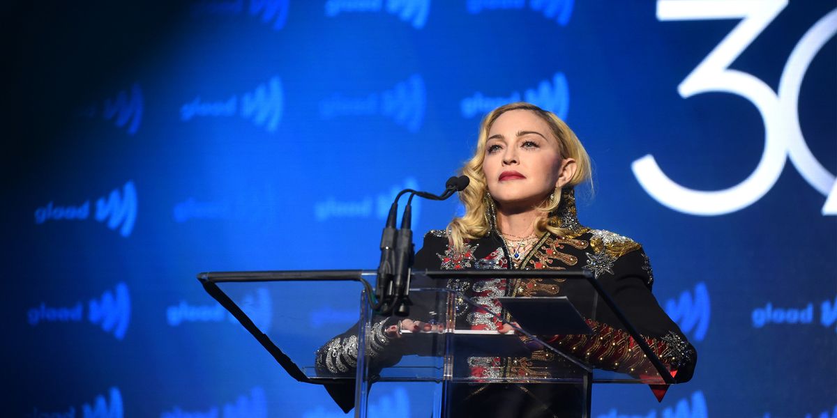 Madonna Delivers Emotional Speech at GLAAD Media Awards