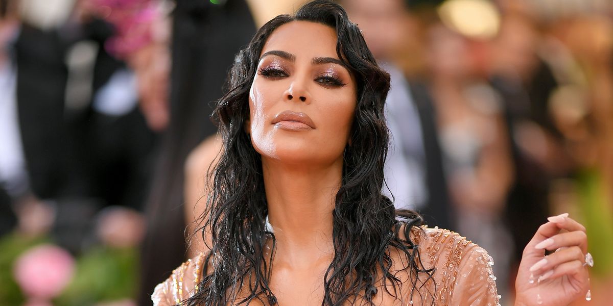 Kim Kardashian Looks Dripping Wet in Custom Mugler