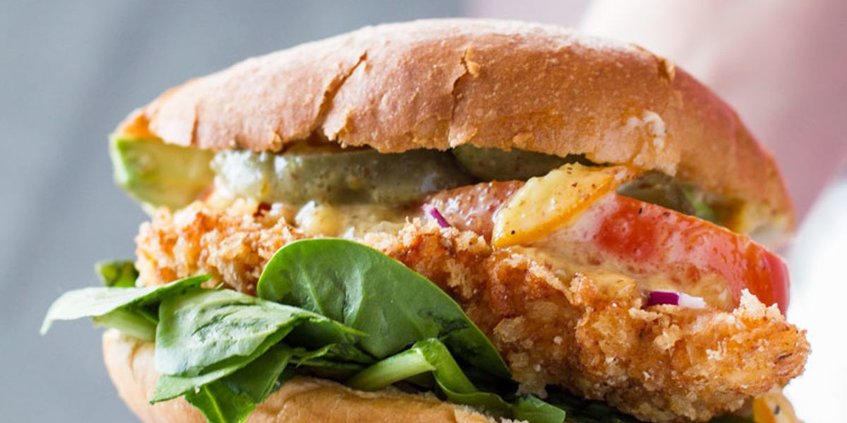 Crispy Panko Chicken Burger My Recipe Magic