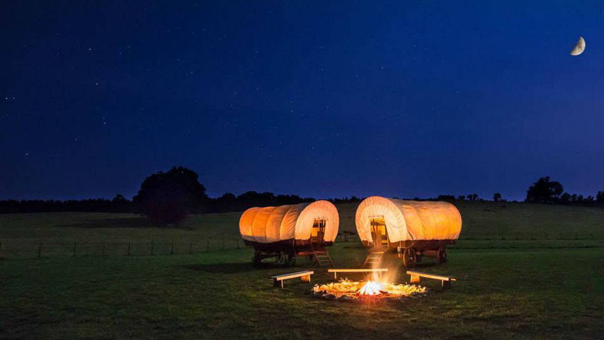 Camp in a Conestoga wagon at this Georgia ranch – and you won't believe what else
