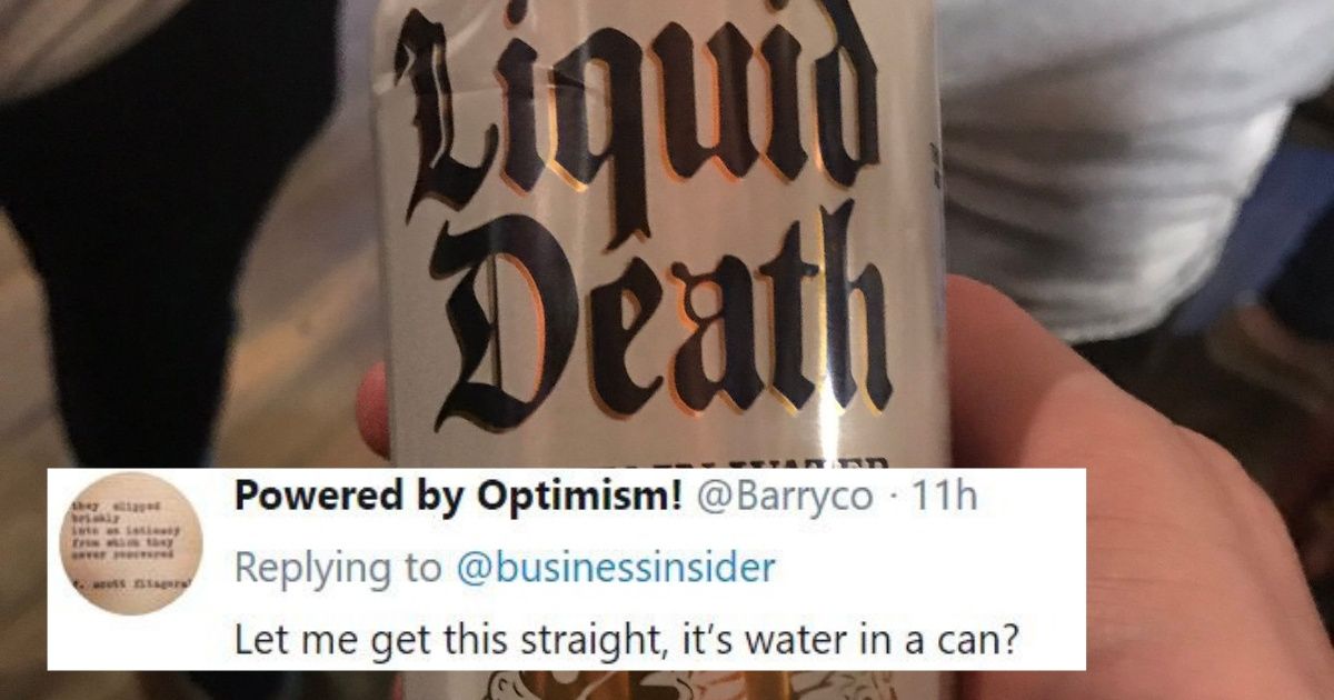 Yes, 'Punk Rock' Canned Water Is Now A Thing—And It's Called 'Liquid Death'