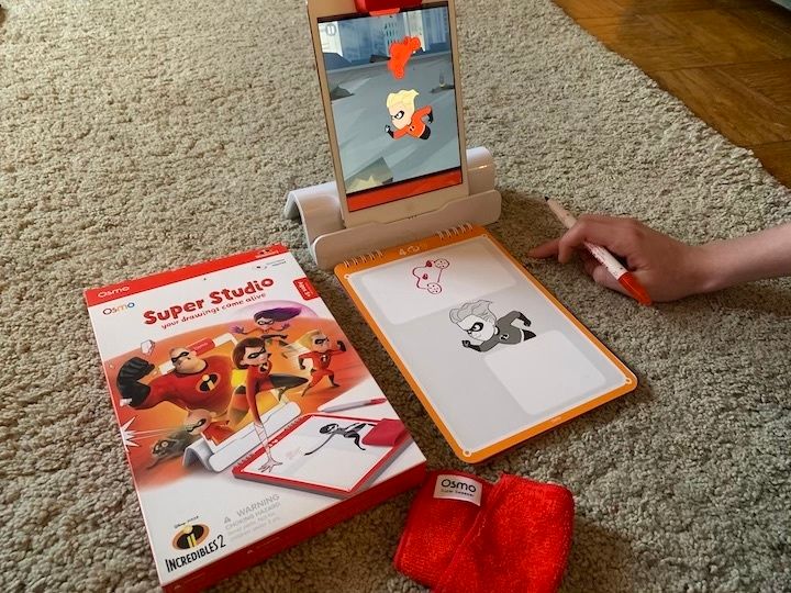 Osmo Super Studio Incredibles 2 Learn to Draw Base Required iPad Game Age 5+ 