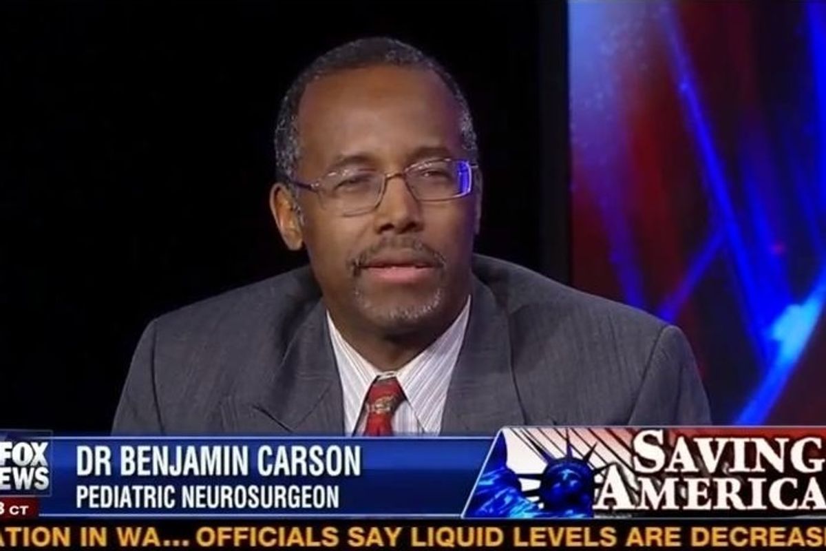Ben Carson Wants To Evict All The Anchor Babies