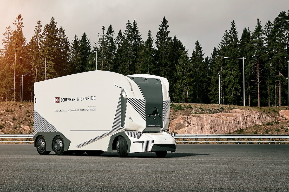 Photo of Einride autonomous truck