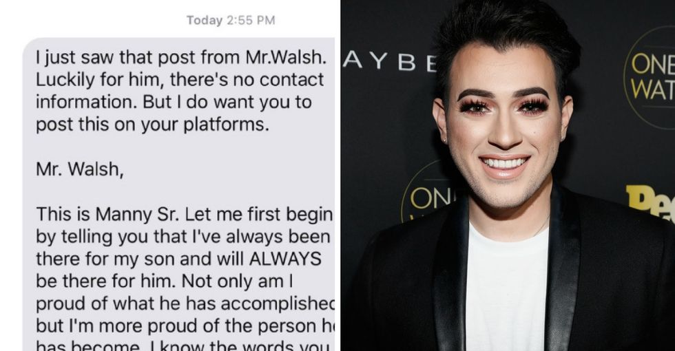 Read the powerful, viral note this dad wrote to his makeup artist son's bully.