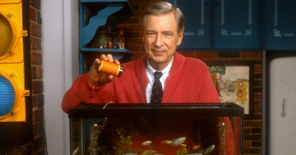 There's a wonderful reason why Mister Rogers always said aloud he's feeding his fish.