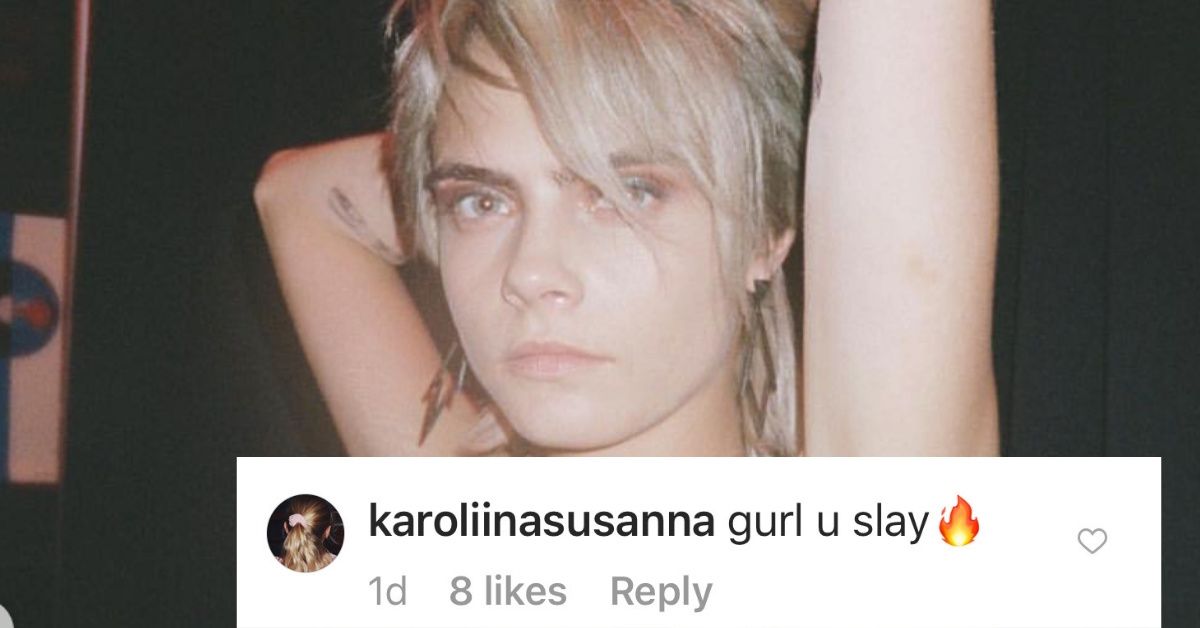 Cara Delevingne's Recent Post Featuring 'Armpit Wigs' Has Sparked A Debate About Grooming Double Standards