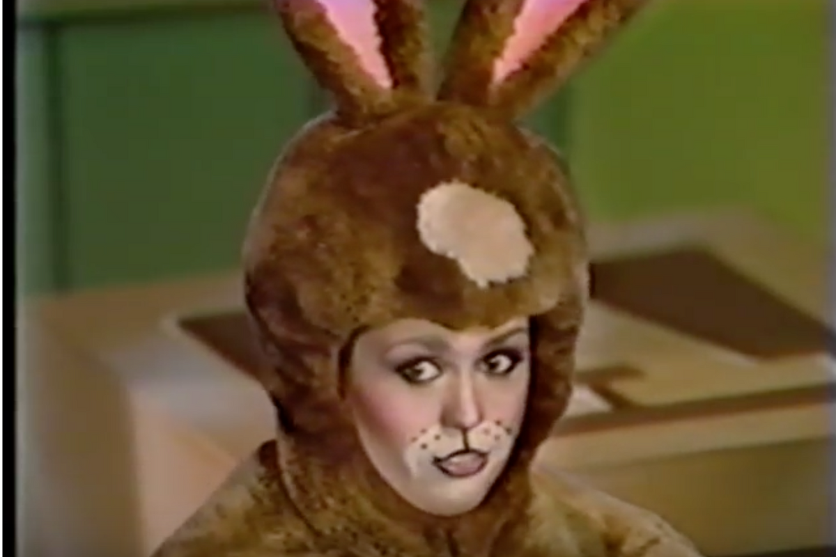 Behold! It Is Your Easter Open Thread, Starring A Very Scary Marie Osmond Rabbit Person.