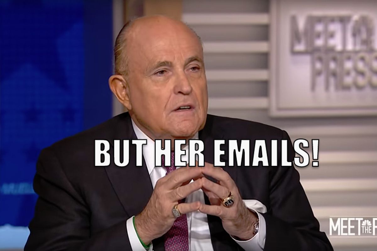 Giuliani's ON IT. Wonkagenda For Mon., April 22, 2019