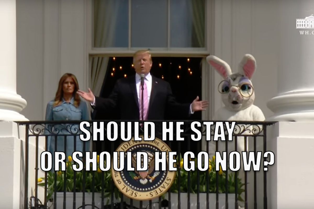 GET OUUUUUUUUT. Wonkagenda For Tues., April 23, 2019