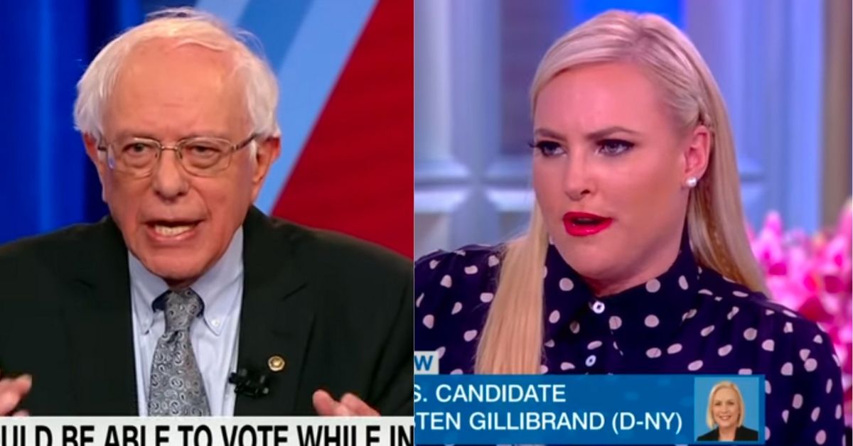 Meghan McCain Lays Into Bernie Sanders For His 'Disgraceful' Remarks About Letting Prisoners Vote