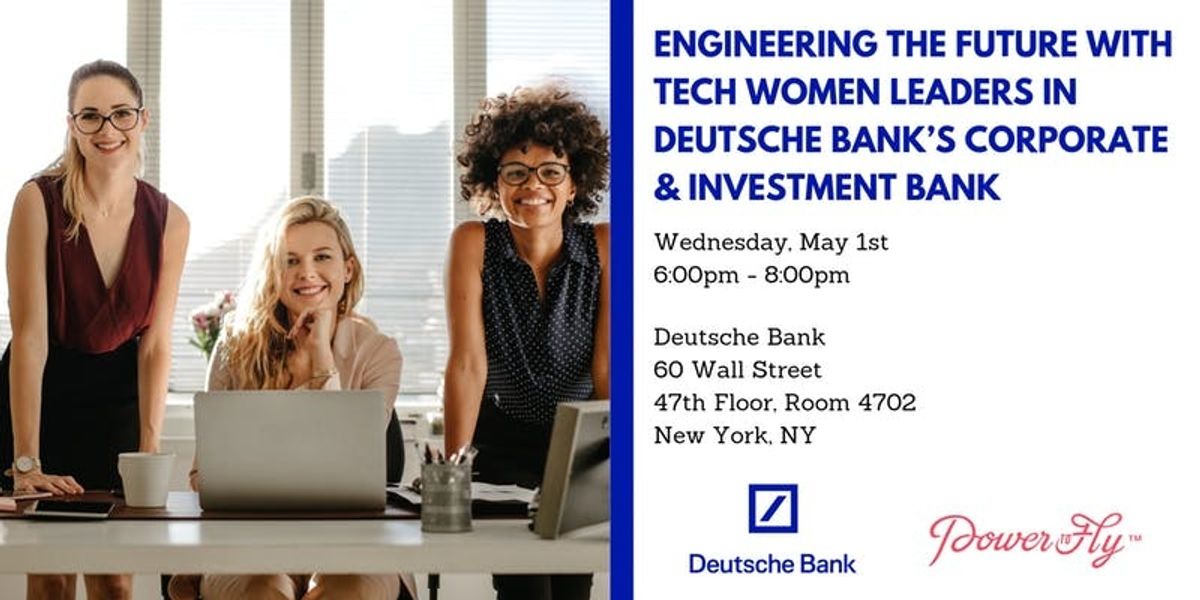 Learn More About the Speakers for Our Event with Deutsche Bank on May 1st