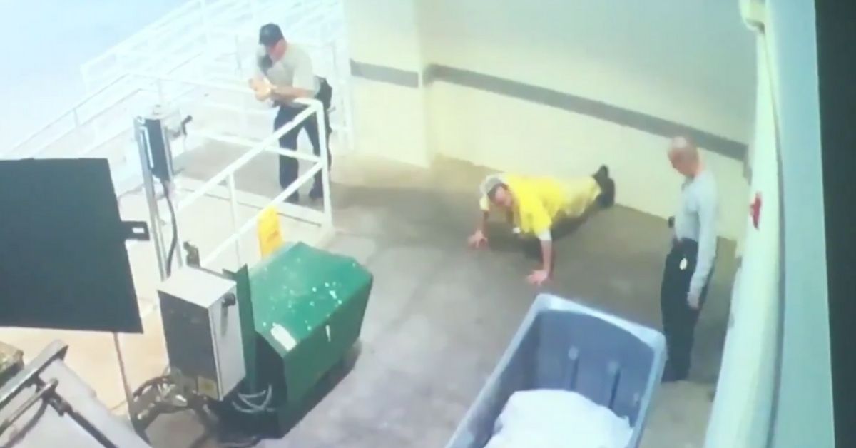 Florida Deputy Fired After Security Camera Catches Him Kicking Inmate He Forced To Do Pushups For Giving A Bird Part Of A Cookie