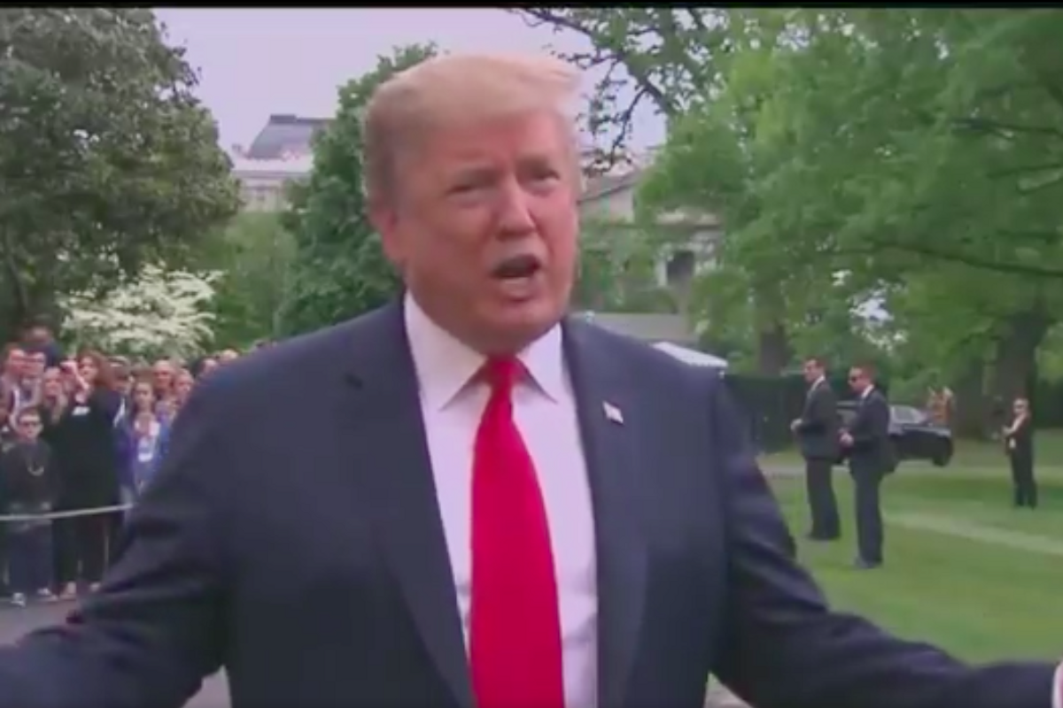 Trump And Joe Biden Scrapping About Nazis