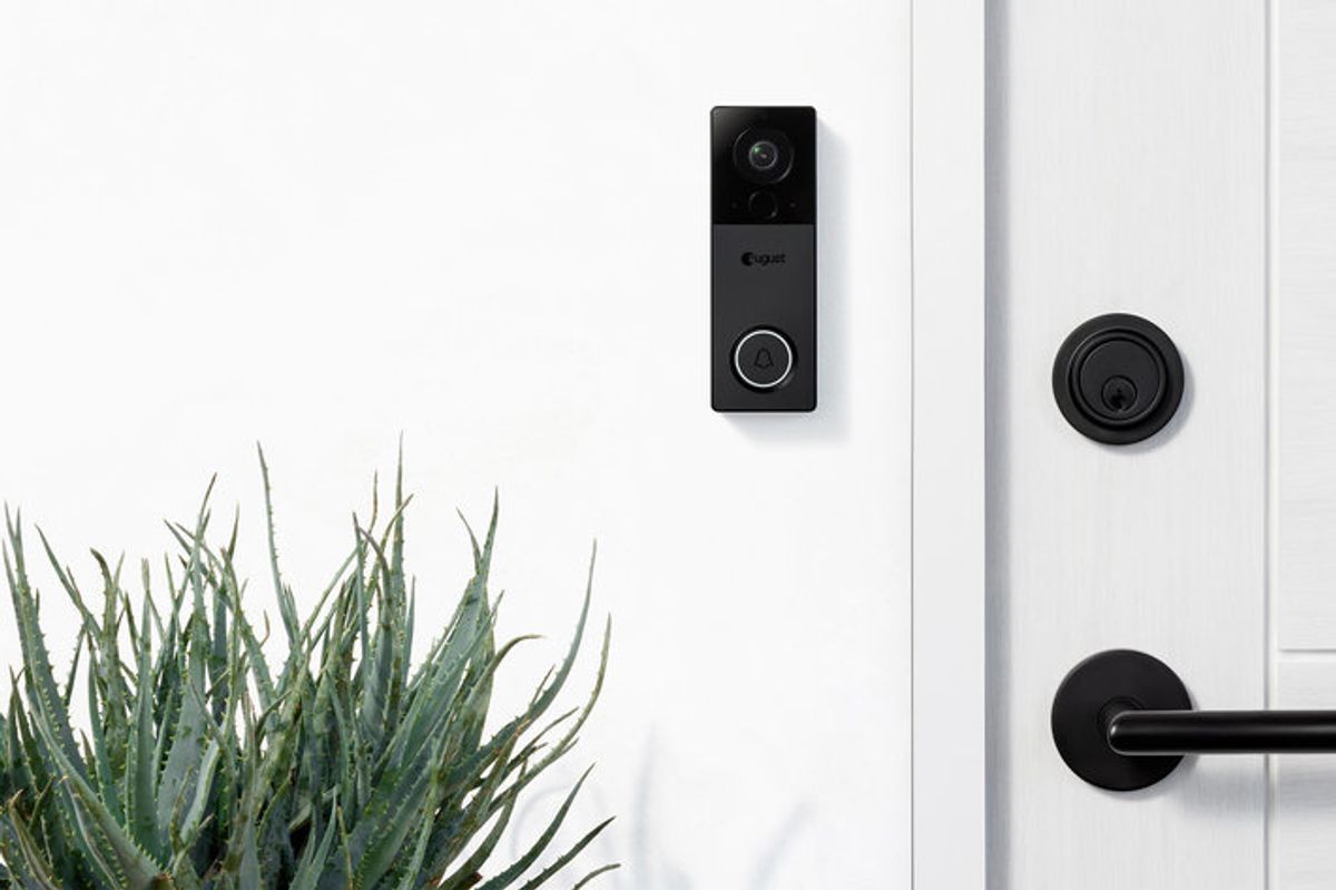 Photo of the new August View smart doorbell video camera which launches March 28th for $230