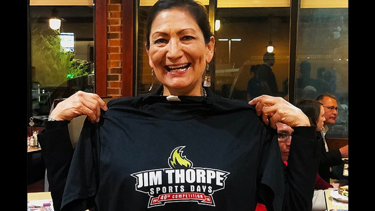 Students Celebrate 'Jim Thorpe Day' At Army War College Honoring The Native American Gold Medalist