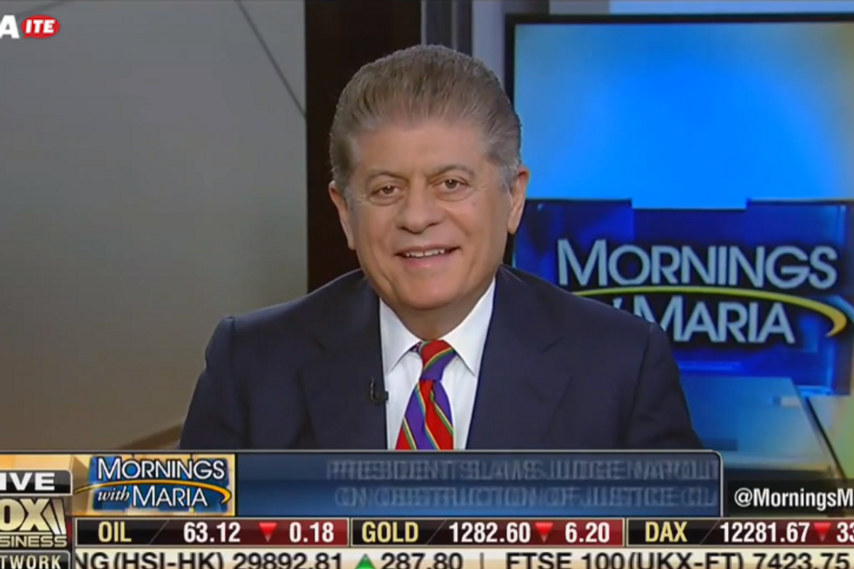 Fox News Judge Napolitano Not Through Talking About President Crimey's Crimes