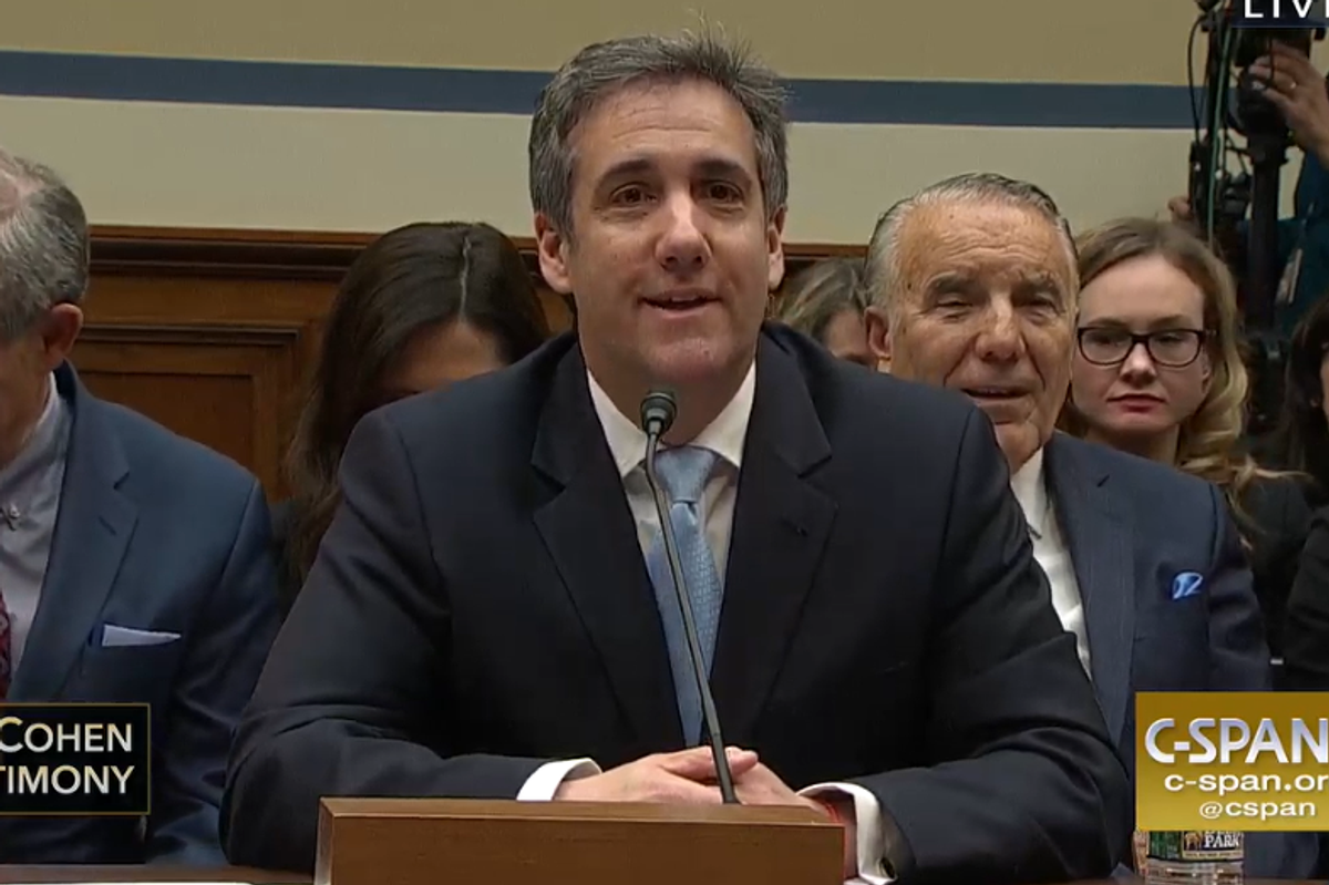 Michael Cohen, Liveblogged On Tape Before A Closed Door Intel Committee Studio Audience