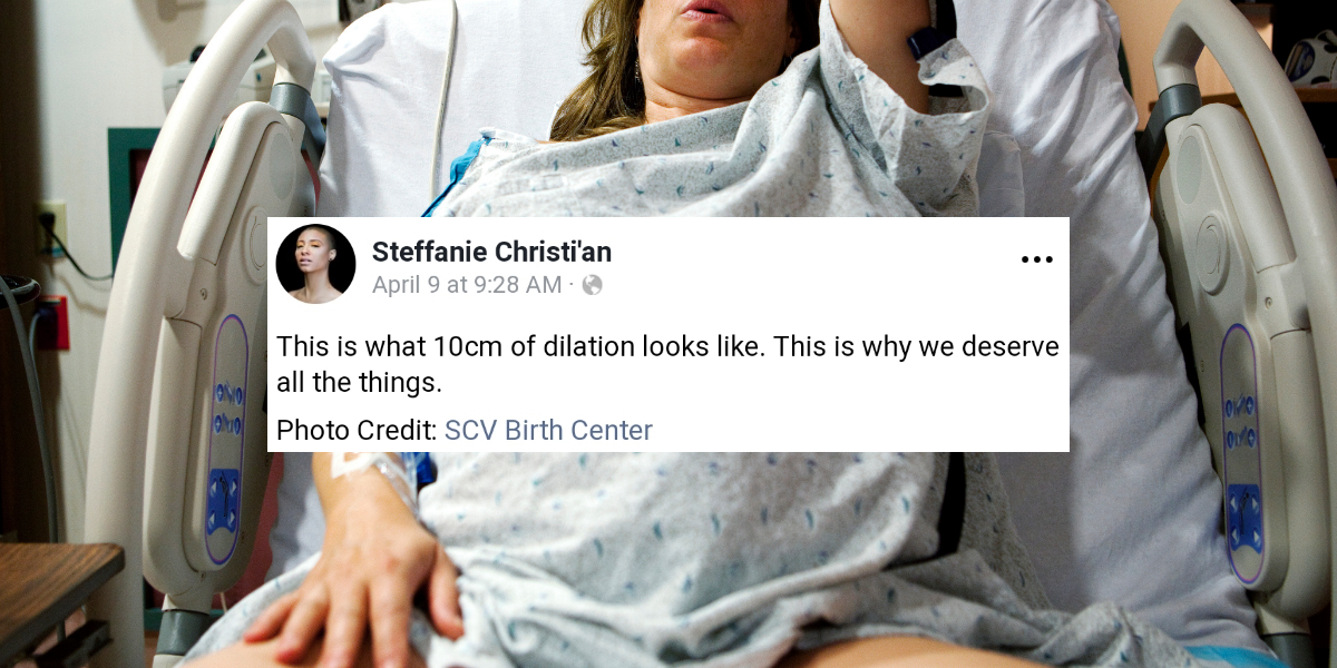 This Viral Photo Showing How Big A Woman's Cervix Gets During