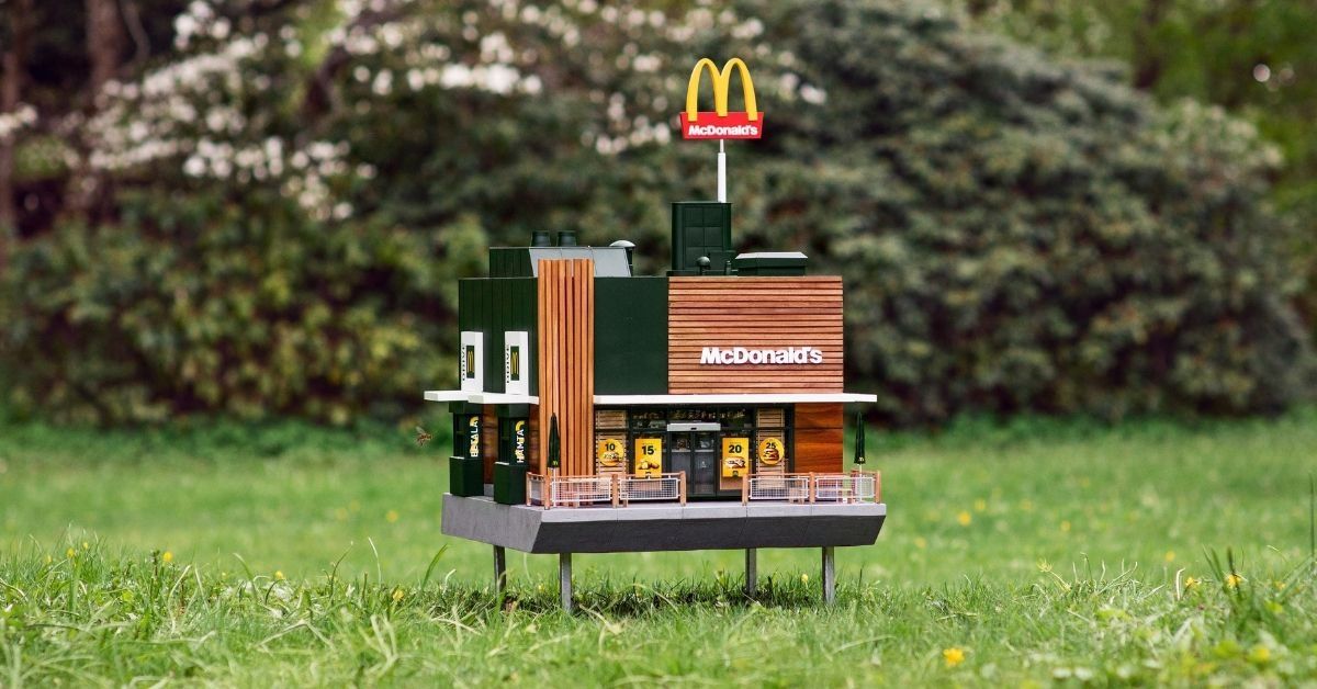 McDonald's Has Made A Tiny Replica Of Its Restaurant Just For Bees