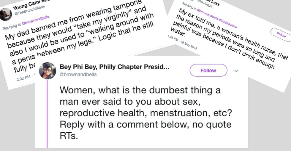 The things men actually believe about women's bodies is exactly why men shouldn't legislate women's healthcare.