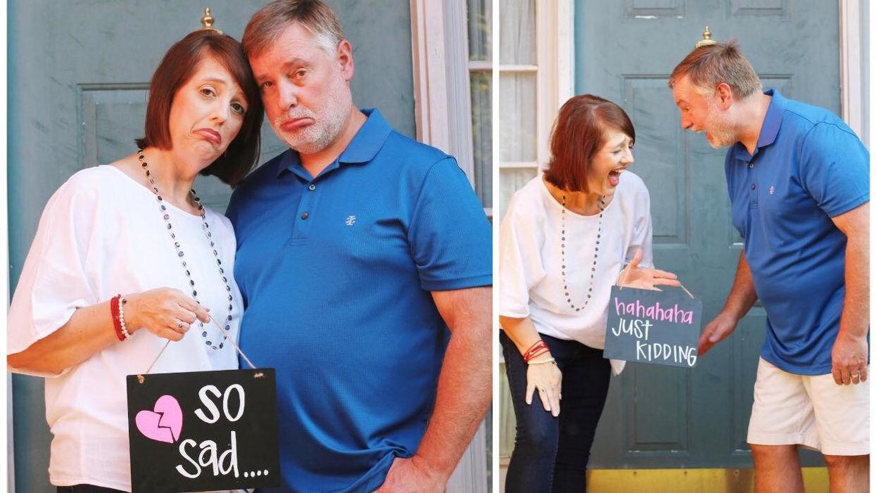These Mississippi parents celebrated their children moving out with an 'empty nester' photoshoot