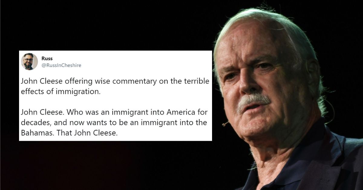 John Cleese Faces Backlash After Tweet About Immigrants In London Is Called Out For Being Racist—And Hypocritical