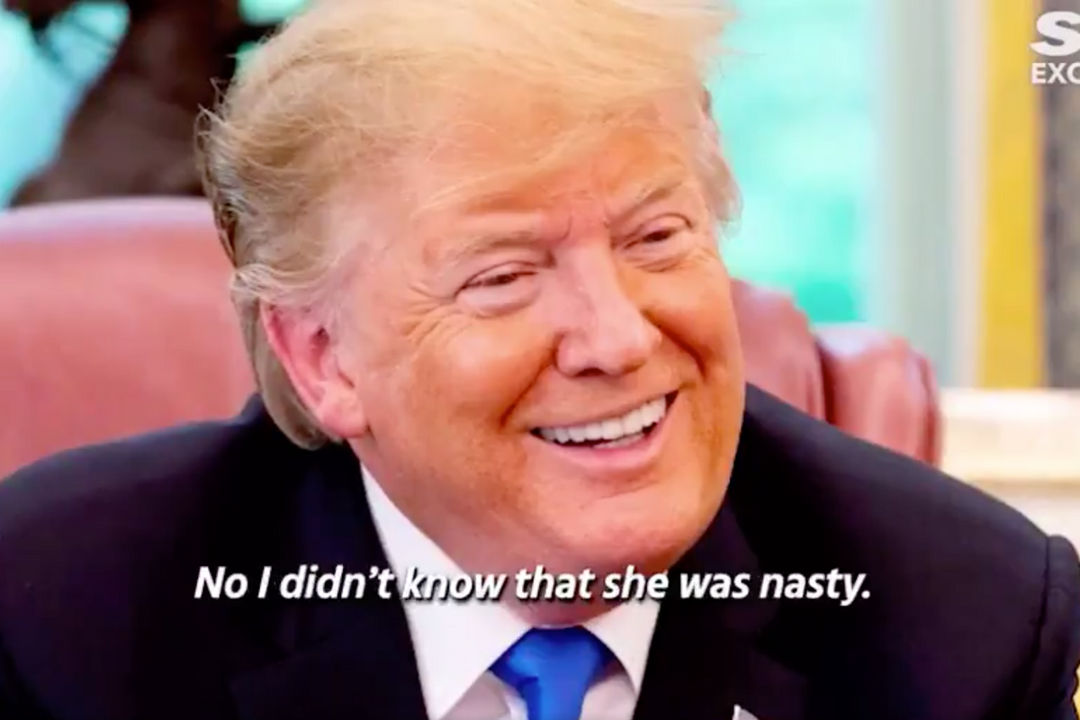 Trump Twitter Account Refutes Reports Of Him Calling Meghan Markle 'Nasty' With Audio Of Him Doing Just That.