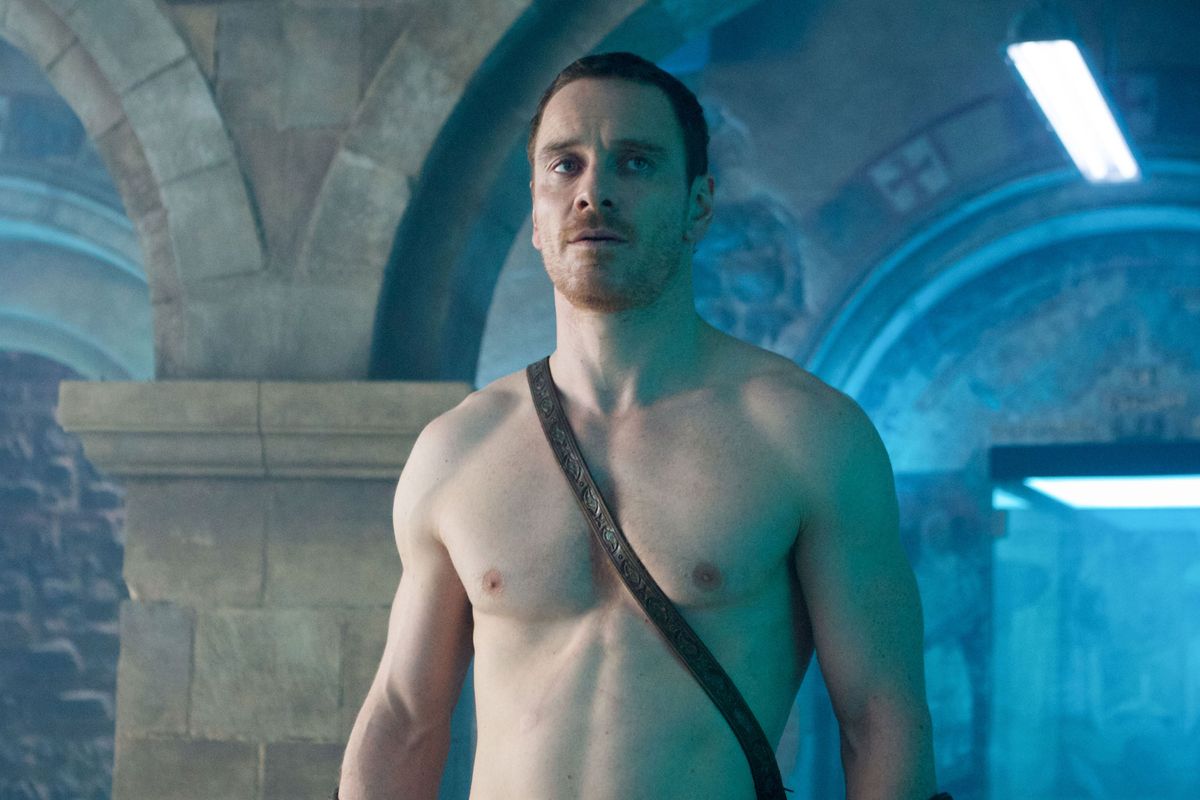 michael fassbender shirtless