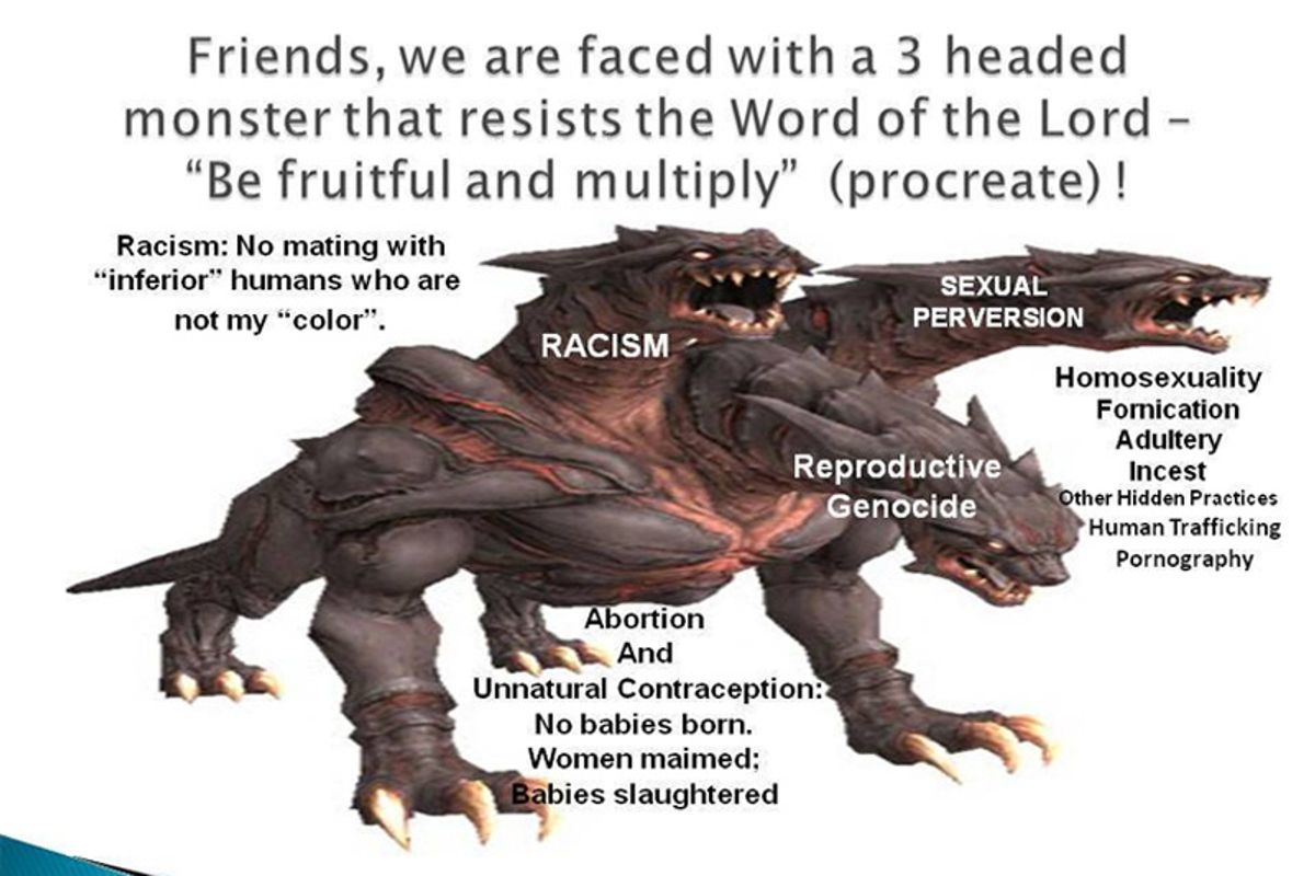 'Priests For Life' Says We're Gonna Be All Eated Up By Racist Pervert Sex Dragon Thing