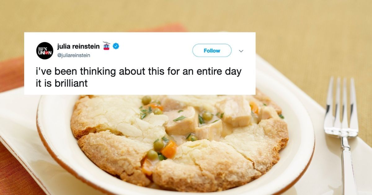 So Apparently We've Been Eating Pot Pies Wrong This Whole Time—And People's Minds Are Blown