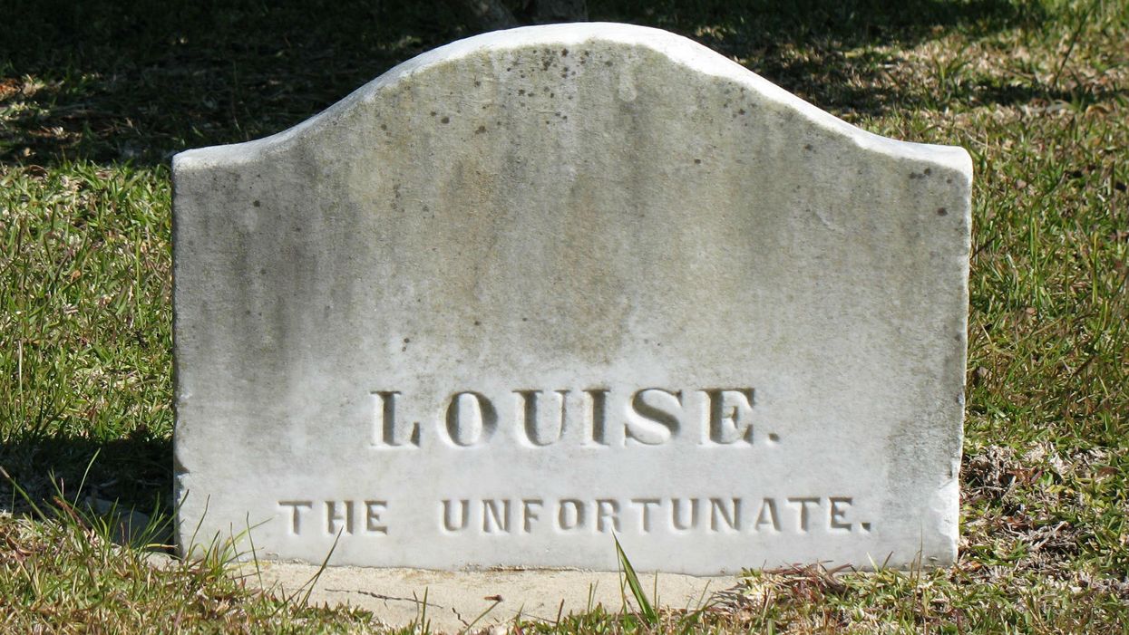 Mysterious grave for 'Louise the Unfortunate' has baffled historians for more than a century
